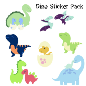 dino sticker pack